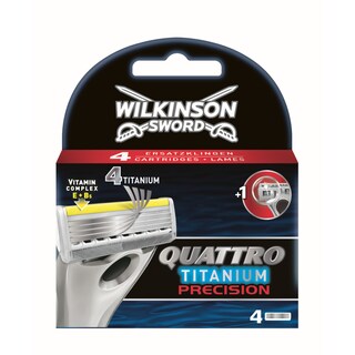 WILKINSON | QUATRO PRECISION | Ανταλλακτικά Ξυριστικής Μηχανής Quattro 4 Τεμάχια