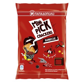 ΠΑΠΑΔΟΠΟΥΛΟΥ | Κράκερς Mini Pick Barbecue 90gr