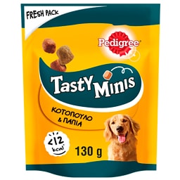 Σνακ Σκύλων Tasty Minis Κοτόπουλο Πάπια 130g