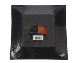 - | ΠΙΑΤΑ ΠΛΑΣΤΙΚΑ ΤΕΤΡΑΓΩΝΑ ΜΑΥΡΑ 23 CM 8 TEM