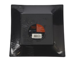 - | ΠΙΑΤΑ ΠΛΑΣΤΙΚΑ ΤΕΤΡΑΓΩΝΑ ΜΑΥΡΑ 23 CM 8 TEM