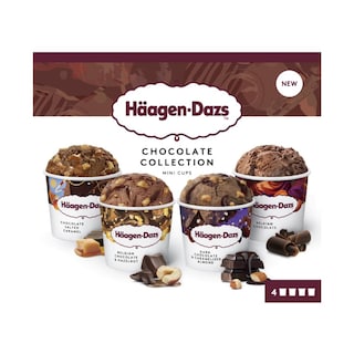 HAAGEN DAZS | Παγωτό Mini Cups Σοκολάτα 4x80g