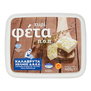 ΧΕΛΜΟΣ | Τυρί Φέτα ΠΟΠ Καλαβρύτων Άλμη 400gr