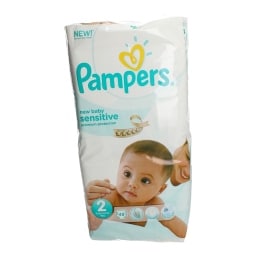 PAMPERS | NEW BABY SENSITIVE | ΠΑΝΕΣ ΜΩΡΟΥ MINI Νο 2  3 - 6 KGR 48 ΤΕΜ
