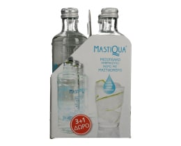 MASTIQUA | Νερό Ανθρακούχο Μαστιχόνερο Φιάλη 330ml 3+1 Δώρο