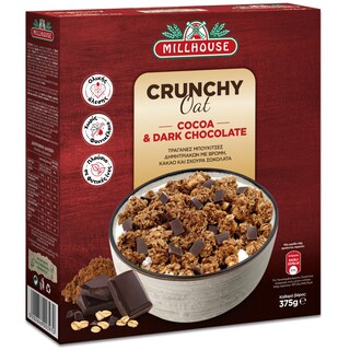MILLHOUSE | Δημητριακά Τραγανές Μπουκιές Με Σοκολάτα 375gr