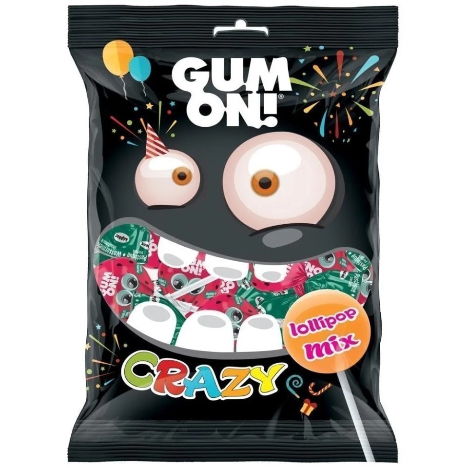 ΛΑΒΔΑΣ Γλειφιτζούρια Gum On Crazy Mix 220g