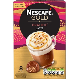 NESCAFE | Στιγμιαίος Καφές Gold Praline Latte 144gr