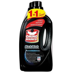 OMINO BIANCO | Υγρό Πλυντηρίου Ρούχων Black Wash 25 Μεζούρες 1+1 Δώρο