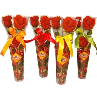 ROVELLI | Σοκολατένιο Πασχαλινό Τριαντάφυλλα Με Σοκολάτα Κεράσι 200 gr