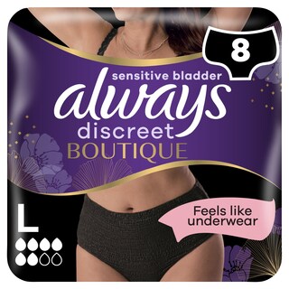 ALWAYS | DISCREET | Εσώρουχα Ακράτειας Discreet Boutique Large 8 Τεμάχια
