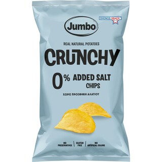 Τσιπς Crunchy Χωρίς Προσθήκη Αλατιού 140g