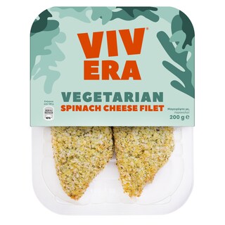VIVERA | ΣΝΙΤΖΕΛ ΜΕ ΣΠΑΝΑΚΙ ΚΑΙ ΤΥΡΙ ΣΕ ΦΕΤΕΣ VEGAN 200 GR