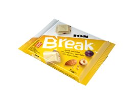 ΙΟΝ | BREAK | Λευκή Σοκολάτα Σταφίδα Αμύγδαλο Φουντούκι 85gr