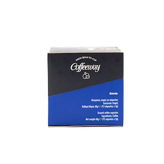 COFFEE WAY | Κάψουλες Καφέ Espresso Ristretto 12x5g 10+2 Δώρο