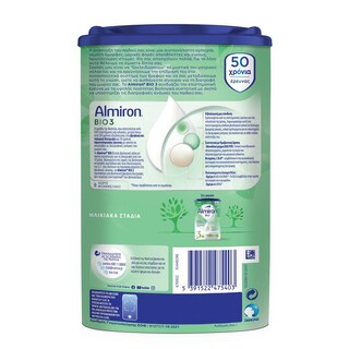 ALMIRON | Ρόφημα Γάλακτος Νηπιακό Bio 3 800g