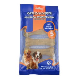 EXCLUSIVE AB | NATURAL RAWHIDE PRESSED BONE KNOTTED 5PCS