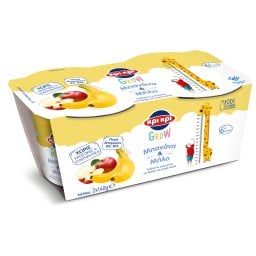 ΚΡΙ ΚΡΙ | Yogurt Dessert Grow Banana Apple 2x140g