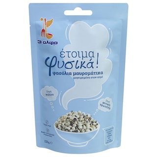 3Α | Φασόλια Μαυρομάτικα Έτοιμα Φυσικά 120gr