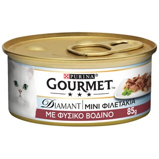 GOURMET | DIAMANT | Γατοτροφή Βοδινό 85 gr