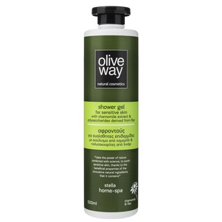 OLIVEWAY | Αφρόλουτρο Ευαίσθητη Επιδερμίδα 500ml