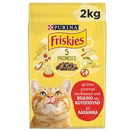 FRISKIES | ΞΗΡΑ ΤΡΟΦΗ ΓΑΤΑΣ FRISKIES ΒΟΔΙΝΟ ΚΟΤΟΠΟΥΛΟ ΚΑΙ ΛΑΧΑΝΙΚΑ 2 ΚGR