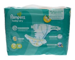 PAMPERS | ΠΑΝΕΣ BABYDRY ΜΙΝI 3 - 6 KGR No 2 33 ΤΕΜ