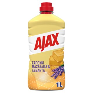 AJAX | Υγρό Καθαρισμού Σαπούνι Μασσαλίας 1lt