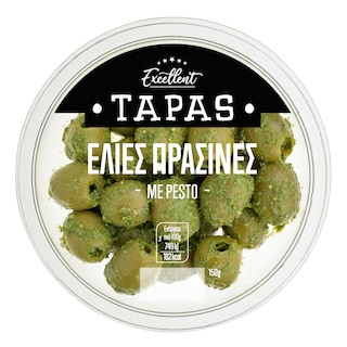 EXCELLENT TAPAS | Ελιές Πράσινες με Pesto 150g