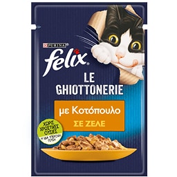 FELIX | Γατοτροφή AGAIL Κοτόπουλο σε Ζελέ 85g