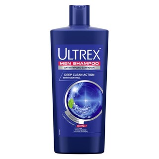 ULTREX | Σαμπουάν Deep Clean Action Menthol 610ml Έκπτωση 50%