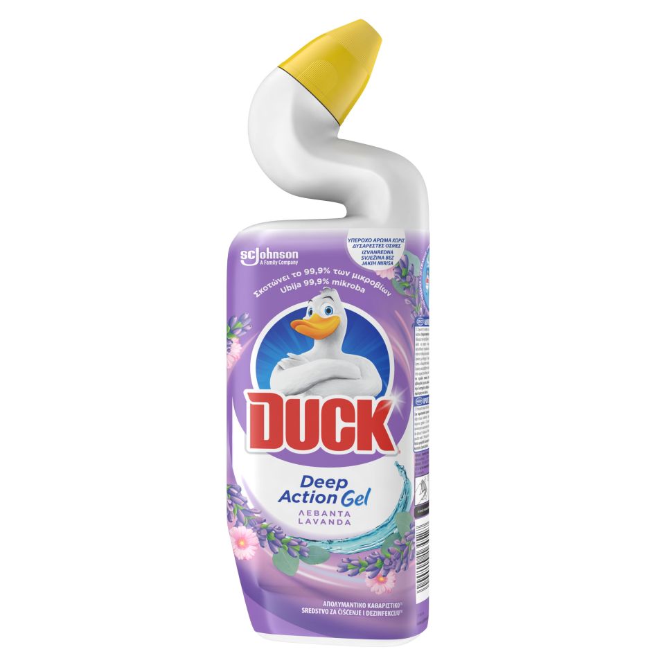 DUCK Υγρό Καθαριστικό Λεκάνης Deep Action Gel Λεβάντα 750ml