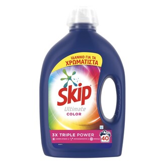 SKIP | Υγρό Πλυντηρίου Ρούχων Ultimate Color 40 Μεζούρες