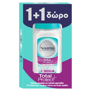 NOXZEMA | Αποσμητικό Roll On Total Protect Fresh Touch 1+1 Δώρο 50ml