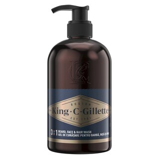 GILLETTE | KING C | Gel Καθαρισμού King C Beard & Face 350ml