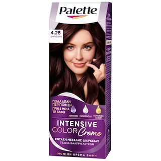 PALETTE | Βαφή Μαλλιών Intensive Color Creme 4.26 Δαμασκηνί 1 Τεμάχιο