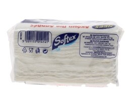 SOFTEX | ΧΑΡΤΟΠΕΤΣΕΤΕΣ ΛΕΥΚΕΣ 30 Χ 30 CM 56 ΤΕΜ