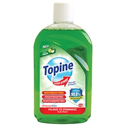 TOPINE | Απολυμαντικό Γενικού Καθαρισμού Green Apple 1lt