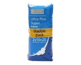 CARE | Σερβιέτες Ultra Plus Super Double Pack 20 Τεμάχια