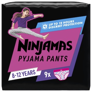 NINJAMAS | Πάνες Βρακάκι Pyjama Pants 8-12 Ετών για Κορίτσια 9 Τεμάχια