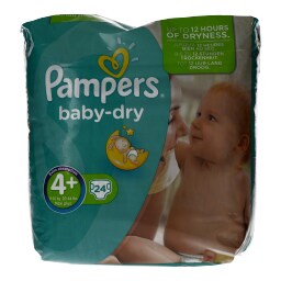 PAMPERS | ΠΑΝΕΣ BABYDRY MAXI PLUS  9  20 KGR Νο 4 PLUS 24 T