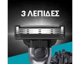 GILLETTE | Ανταλλακτικές Κεφαλές Mach3 Charcoal 5 Τεμάχια