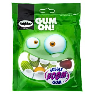 GUM ON | Καραμέλες Τσίχλες Gum On Φρούτα 80gr