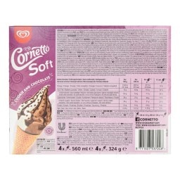 CORNETTO | Παγωτό Πύραυλος Σοκολάτα Μπισκότο 4x81g