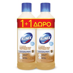 KLINEX | Καθαριστικό Πατώματος Ευαίσθητες Επιφάνειες 1lt 1+1 Δώρο