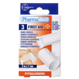 PHARMADOCT | Επίδεσμοι Υδρόφιλοι 3x7cm 3 Τεμάχια