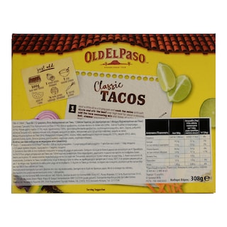 OLD EL PASO | Tacos Kit Sweet Paprika & Garlic 308g