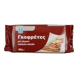 ΑΒ | Γκοφρέτα Γέμιση Κακάο 180gr