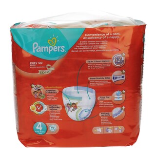 PAMPERS | EASY UP | ΠΑΝΕΣ ΒΡΑΚΑΚΙΑ ΜΑΧΙ 8 - 15 KGR No 4 22 ΤΕΜ