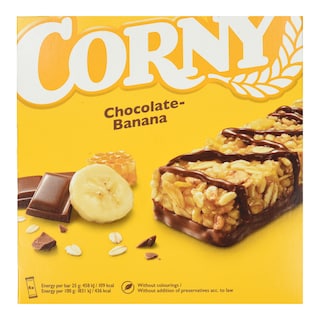 CORNY | Μπάρες Δημητριακών Σοκολάτα Μπανάνα 6x25g